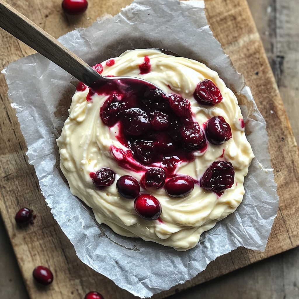 Cranberry-Curd