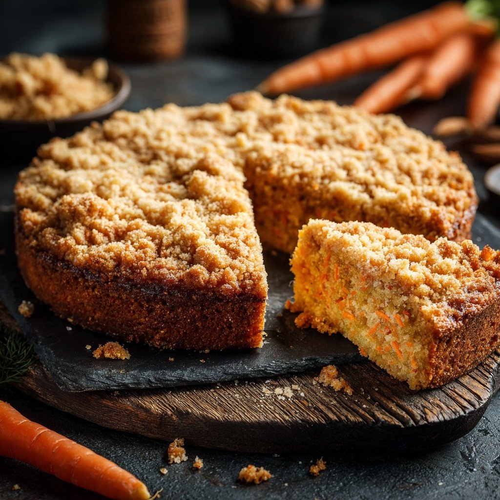 Karottenkuchen Mit Zimt Streuseln
