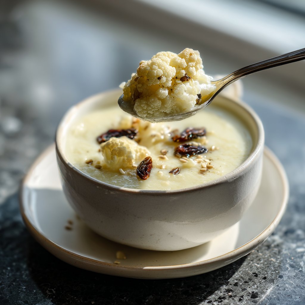 Blumenkohlsuppe mit Ingwer