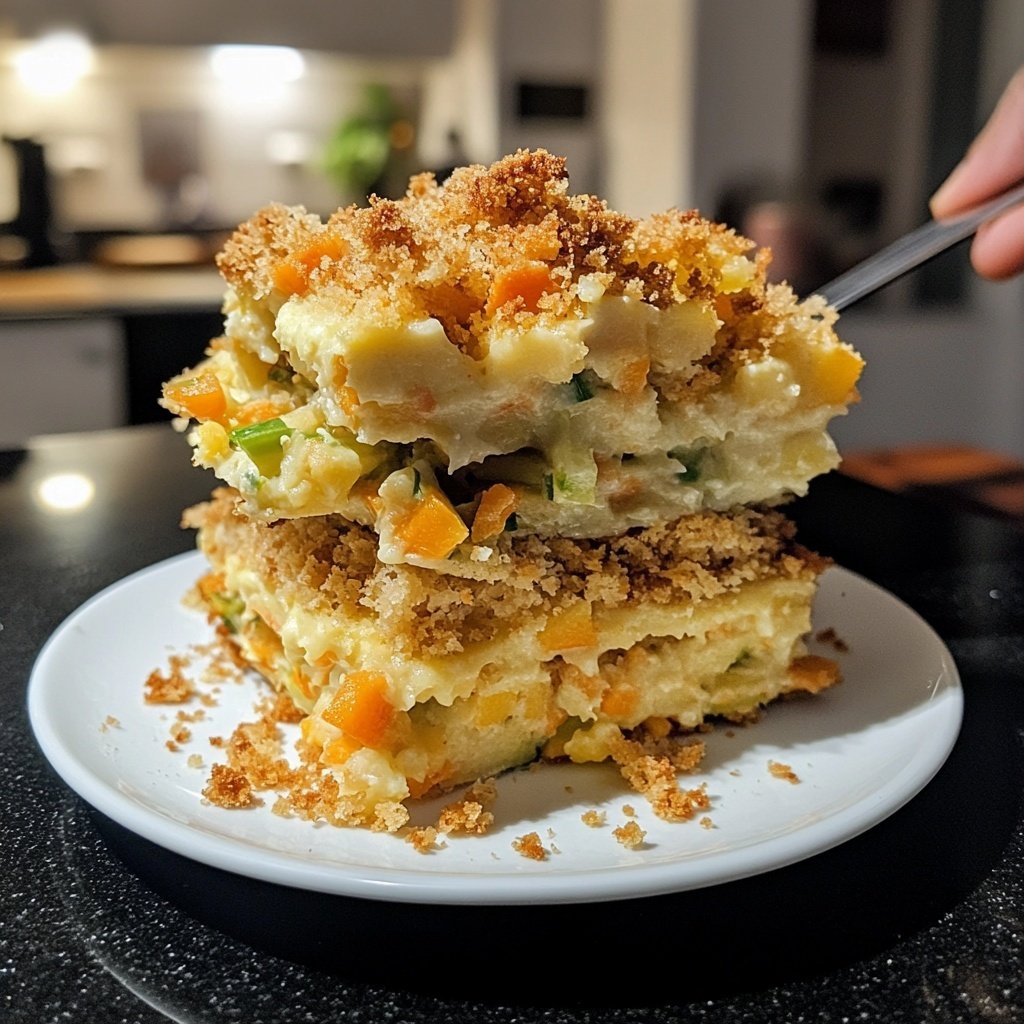 Gemüseauflauf mit Blumenkohl