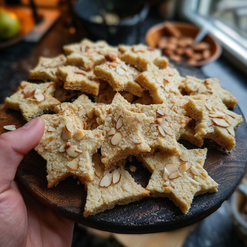 Mandelplätzchen – zart & ohne Zucker