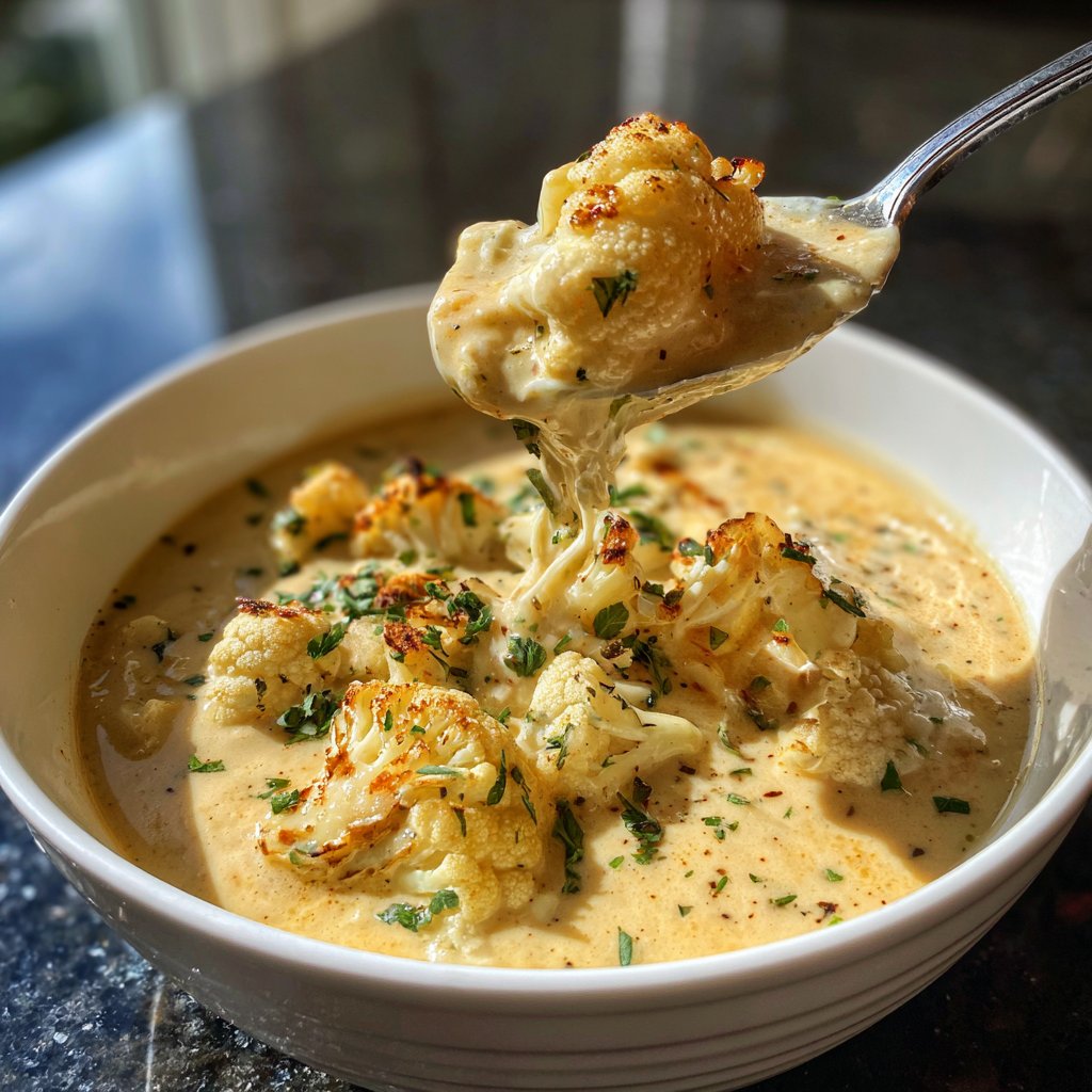 Blumenkohlsuppe vegan