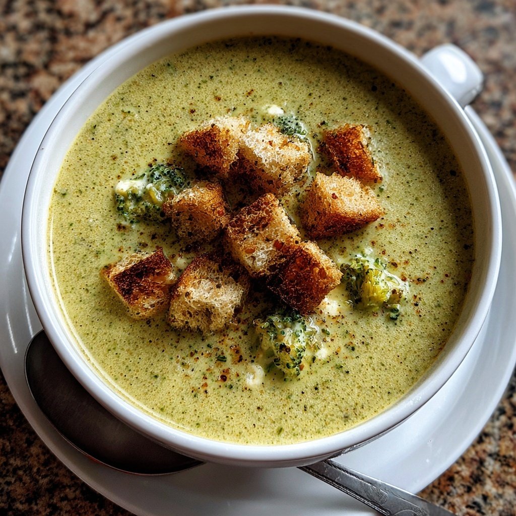 Brokkoli Suppe Mit Frischkäse