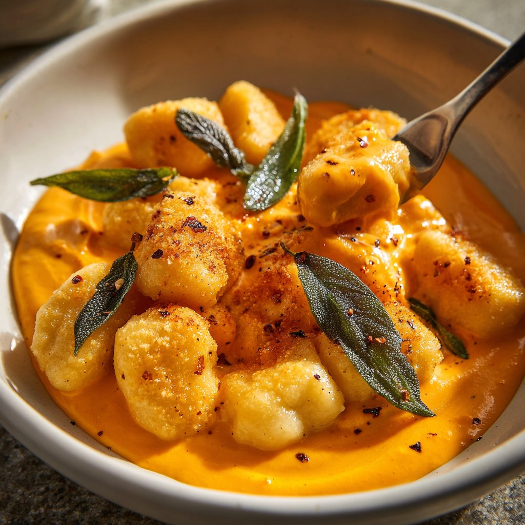 Gnocchi mit Kürbiscreme
