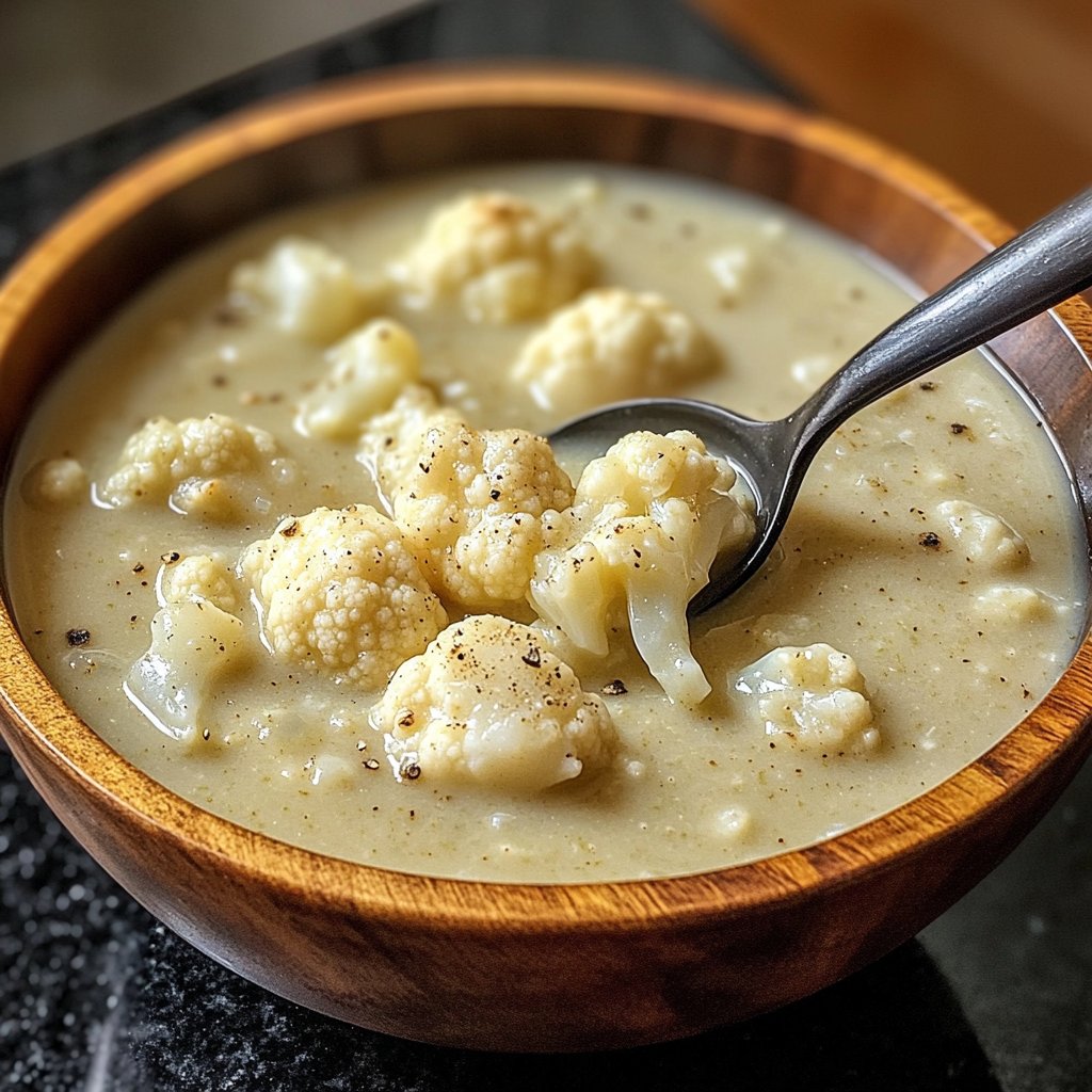Blumenkohlsuppe vegetarisch