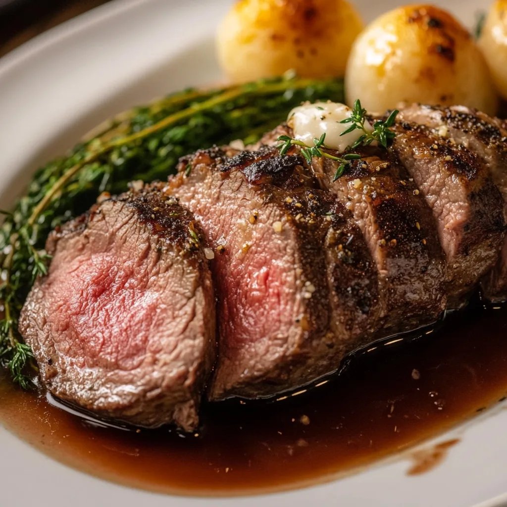 Klassisches Roastbeef mit Meerrettich