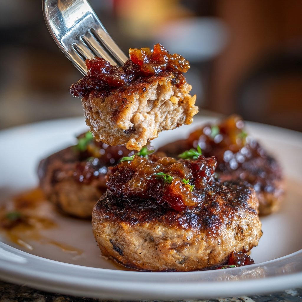 Putenmedaillons mit Fruchtchutney