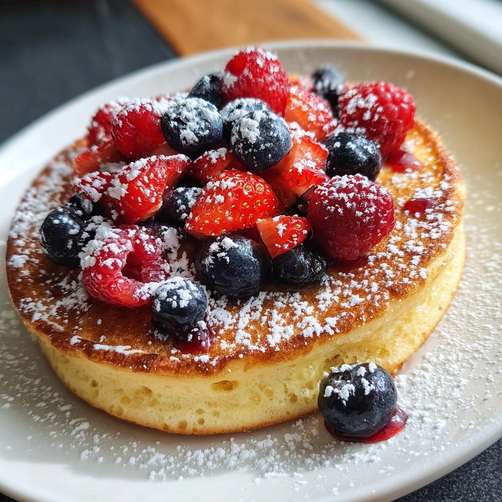 Pfannkuchen mit Beerenmix