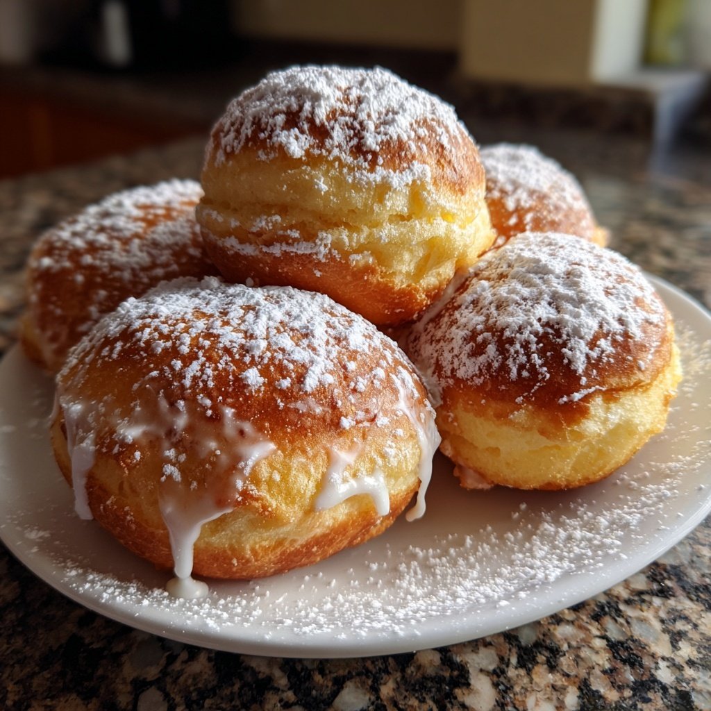 Quarkbällchen klein und rund