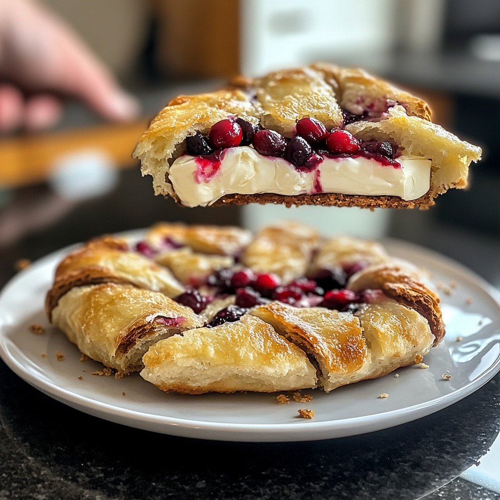 Cranberry-Brie-gefülltes Hähnchen