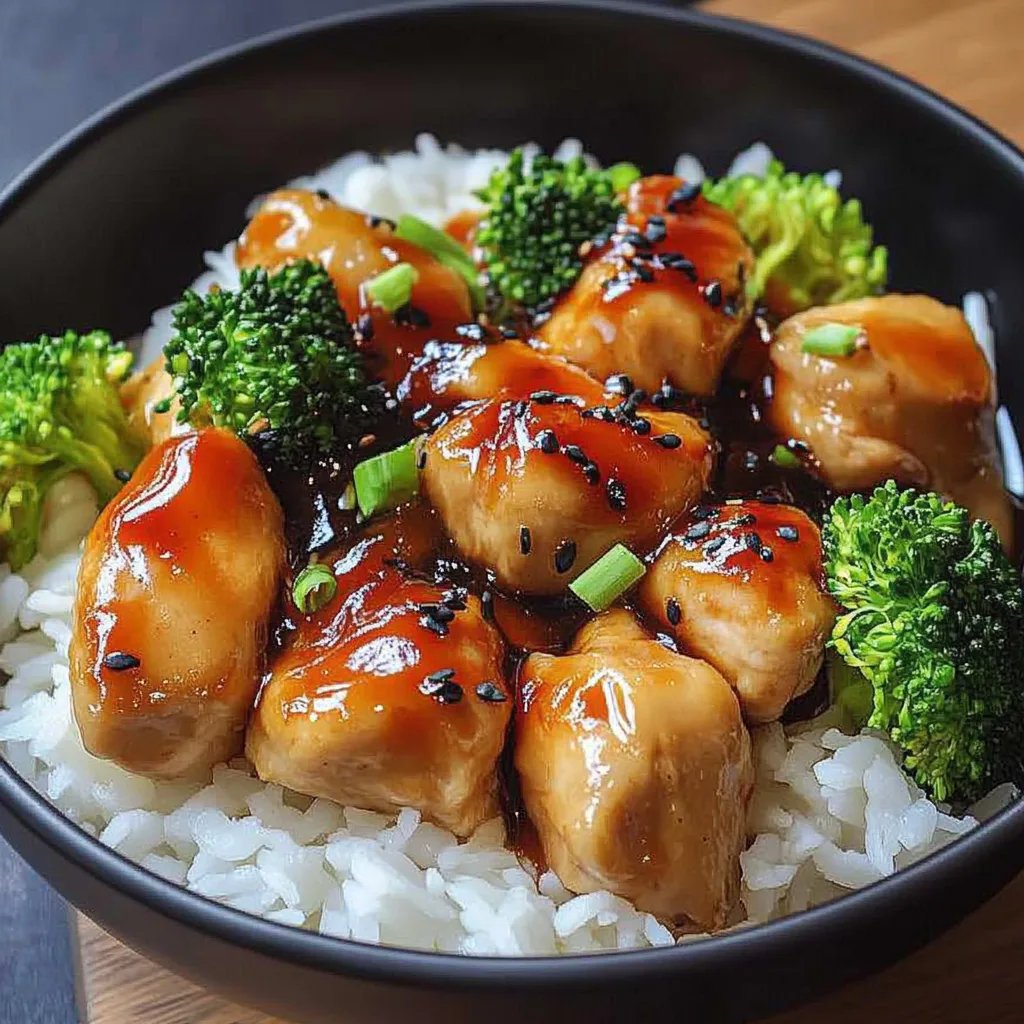 Gesundes Chicken Teriyaki mit Brokkoli und Reis – So lecker!