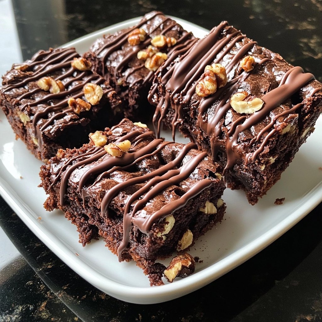 Fudgy Chewy Browkies (Brookies)
