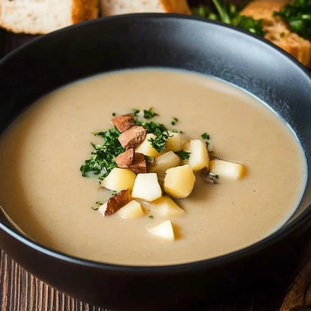 Maronensuppe mit Kartoffeln & Apfel