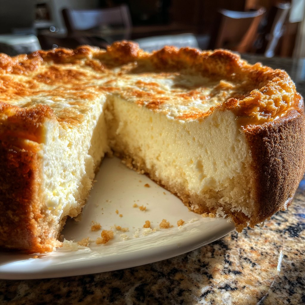 Käsekuchen ohne Boden