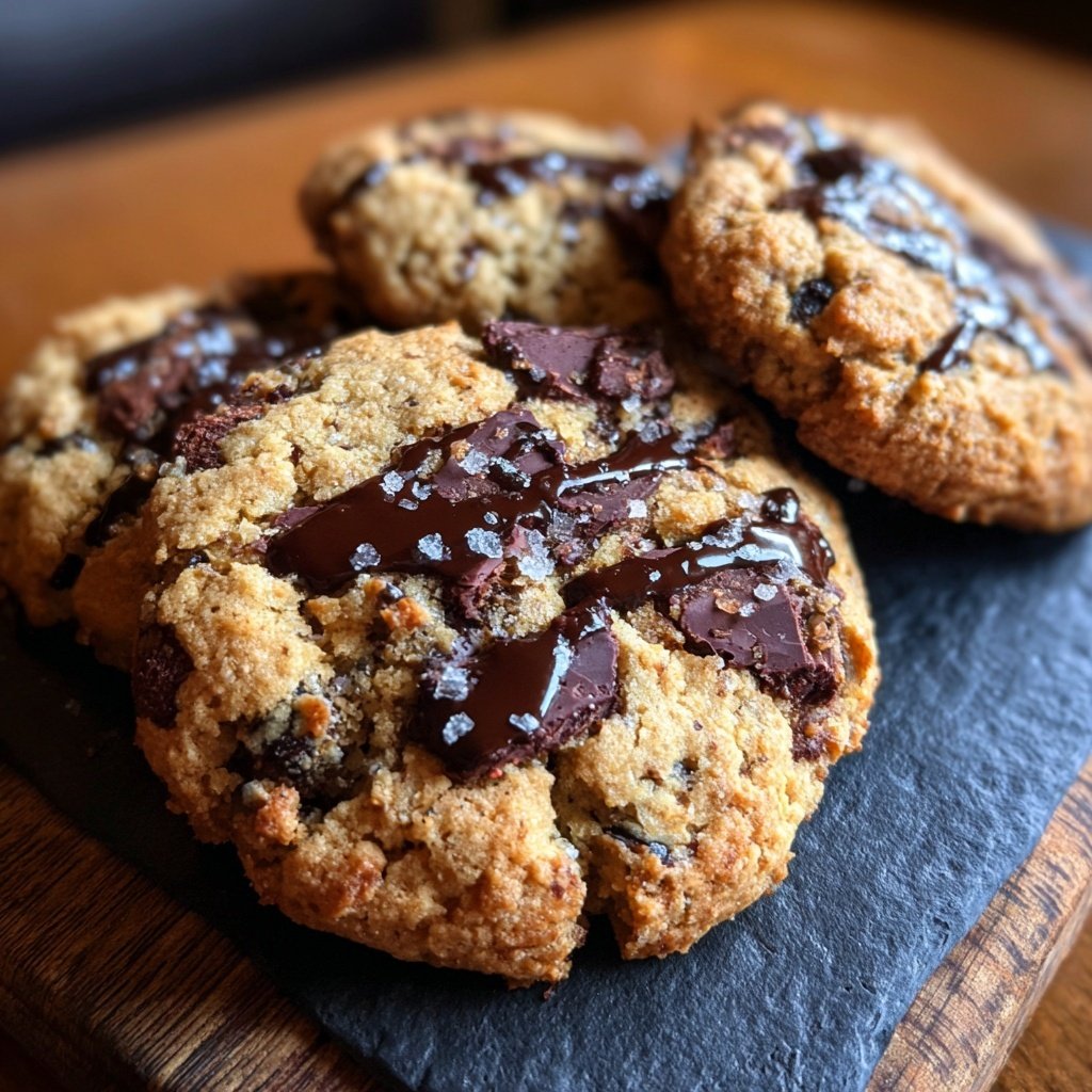 Cookies mit dunkler Schokolade