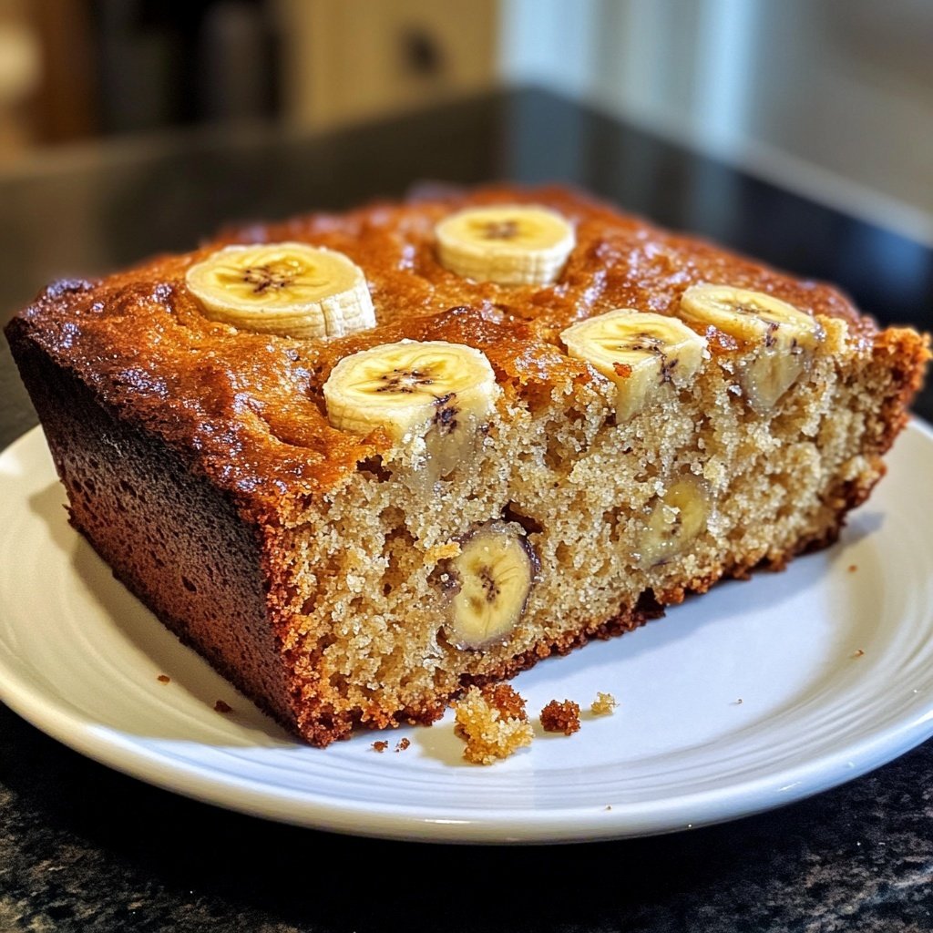 Bananenbrot ohne Butter